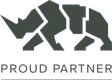Proud Partner badge with the rhino logo